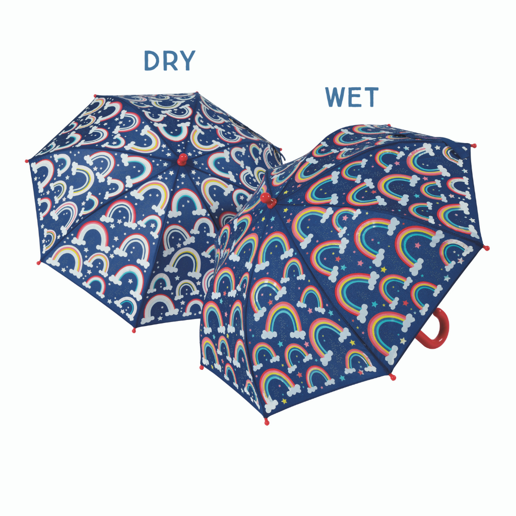 Floss & Rock Colour Changing Umbrella - Rainbow Repeat