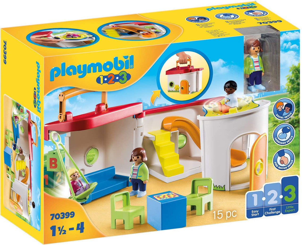 Playmobil 1.2.3 My Take Along Preschool | 70399