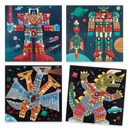 Djeco - Space Battle Mosaic Kit