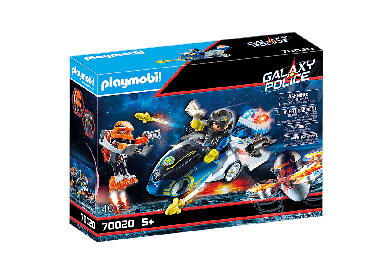 Playmobil Galaxy Police Bike 70020