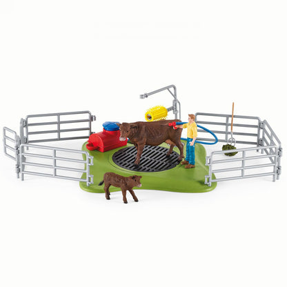 Schleich Farm World - Happy Cow Wash | 42529
