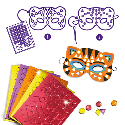 Djeco - Do It Yourself - Jungle Animal Masks
