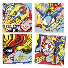 Djeco - Inspired By Roy Lichtenstein - Superheroes