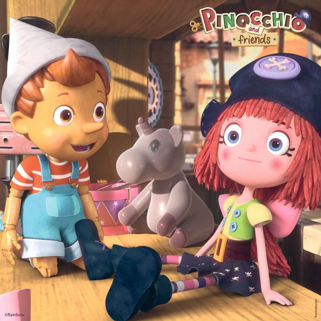Ravensburger 3x49pc- Pinocchio Puzzle