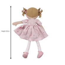 Bonikka - Amelia Linen Doll with Brown Hair