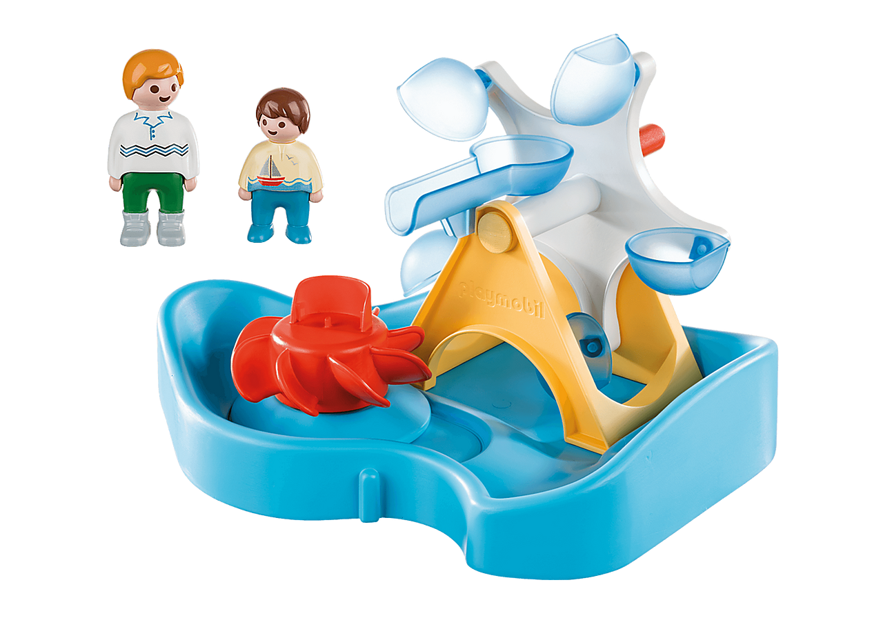 Playmobil 1.2.3 AQUA - Water Wheel Carousel | 70268