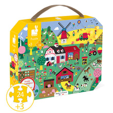 Janod - Farm Observation Puzzle  24pc