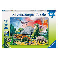 Ravensburger 100pc - Among The Dinosaurs Puzzle