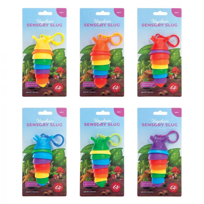 IS GIFT - Sensory Slug Key Chain (Assorted)