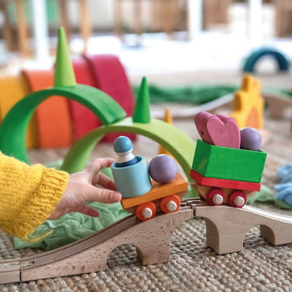 Grimm’s Wooden Train Building Set