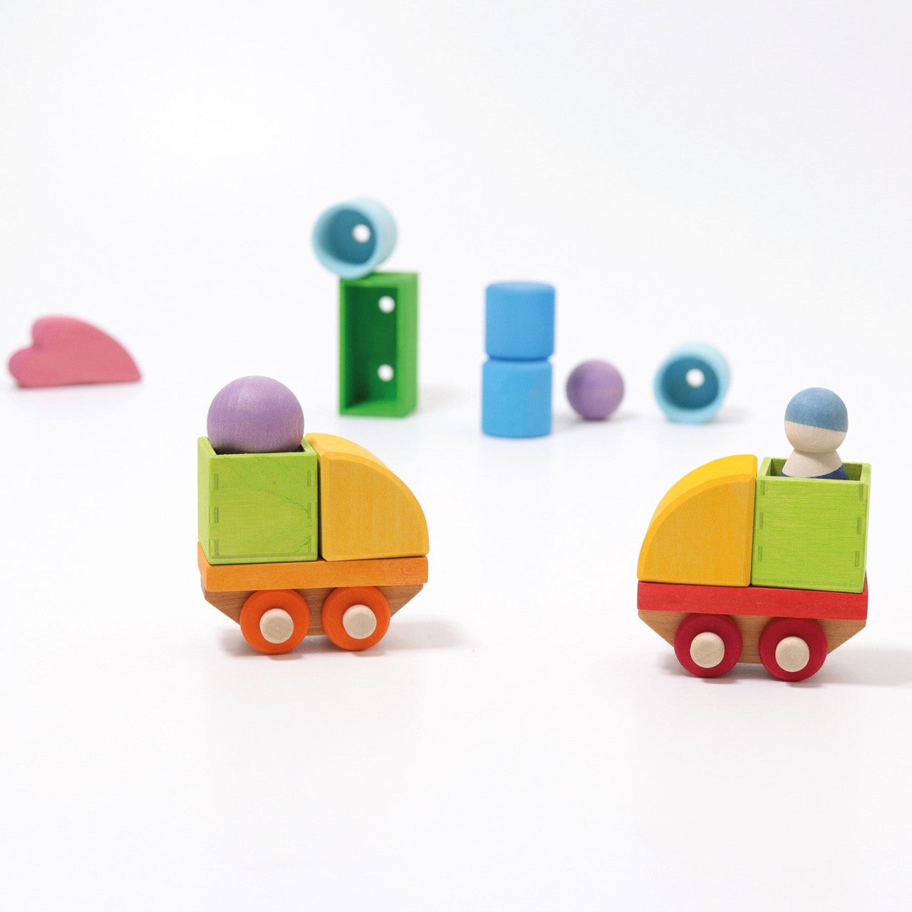 Grimm’s Wooden Train Building Set