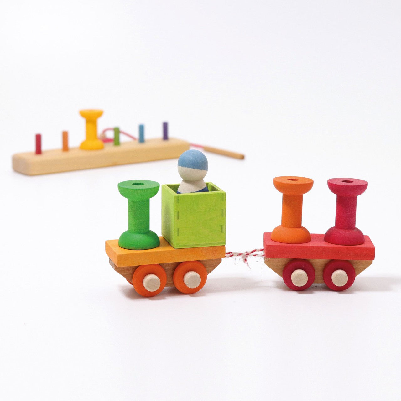 Grimm’s Wooden Train Building Set