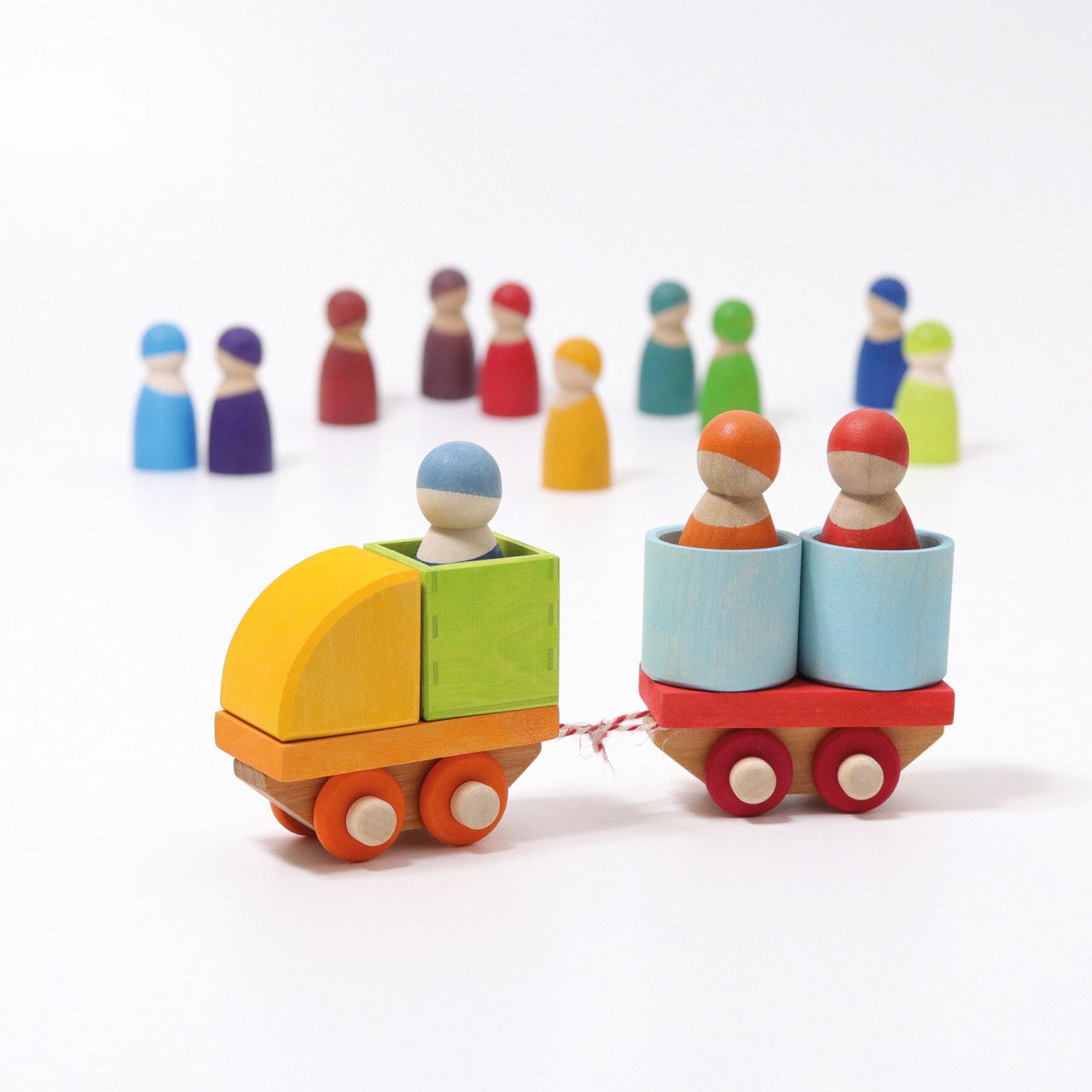 Grimm’s Wooden Train Building Set