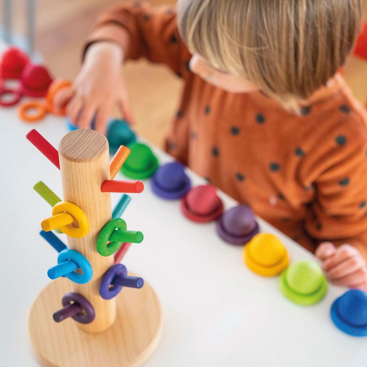 Grimm’s Sorting Helper Building Rings Rainbow