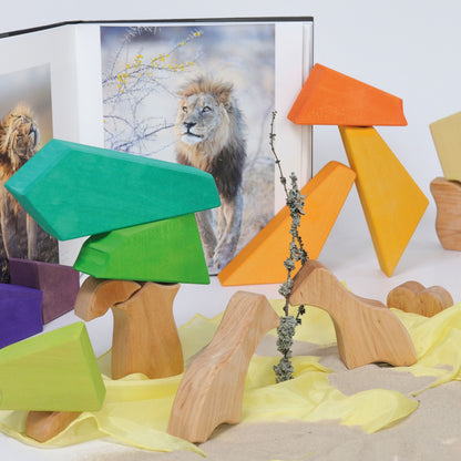 Grimm’s Building Set Rainbow Lion