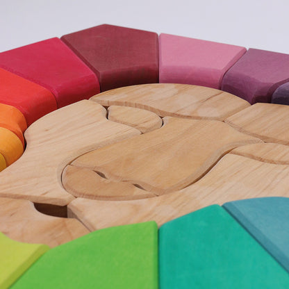 Grimm’s Building Set Rainbow Lion