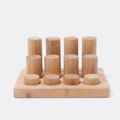 Grimm’s Small Natural Rollers Stacking Game