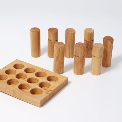 Grimm’s Small Natural Rollers Stacking Game