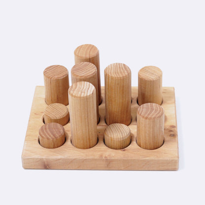 Grimm’s Small Natural Rollers Stacking Game