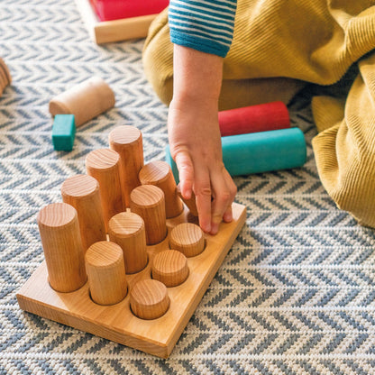 Grimm’s Small Natural Rollers Stacking Game