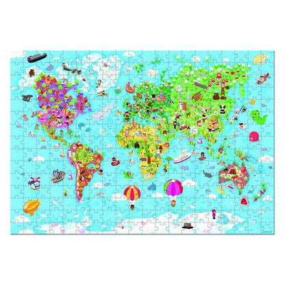Janod - World Giant Puzzle 300pc