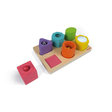 Janod - Wood Shapes & Sounds 6 Block Puzzles