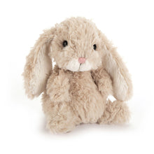 Jellycat Yummy Bunny beige plush soft toy with floppy ears and fluffy fur