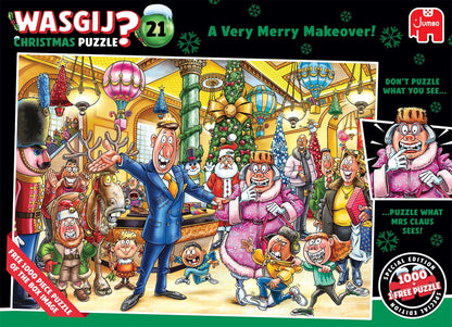 Wasgij 1000pc Christmas Puzzle #21 - A Very Merry Makeover