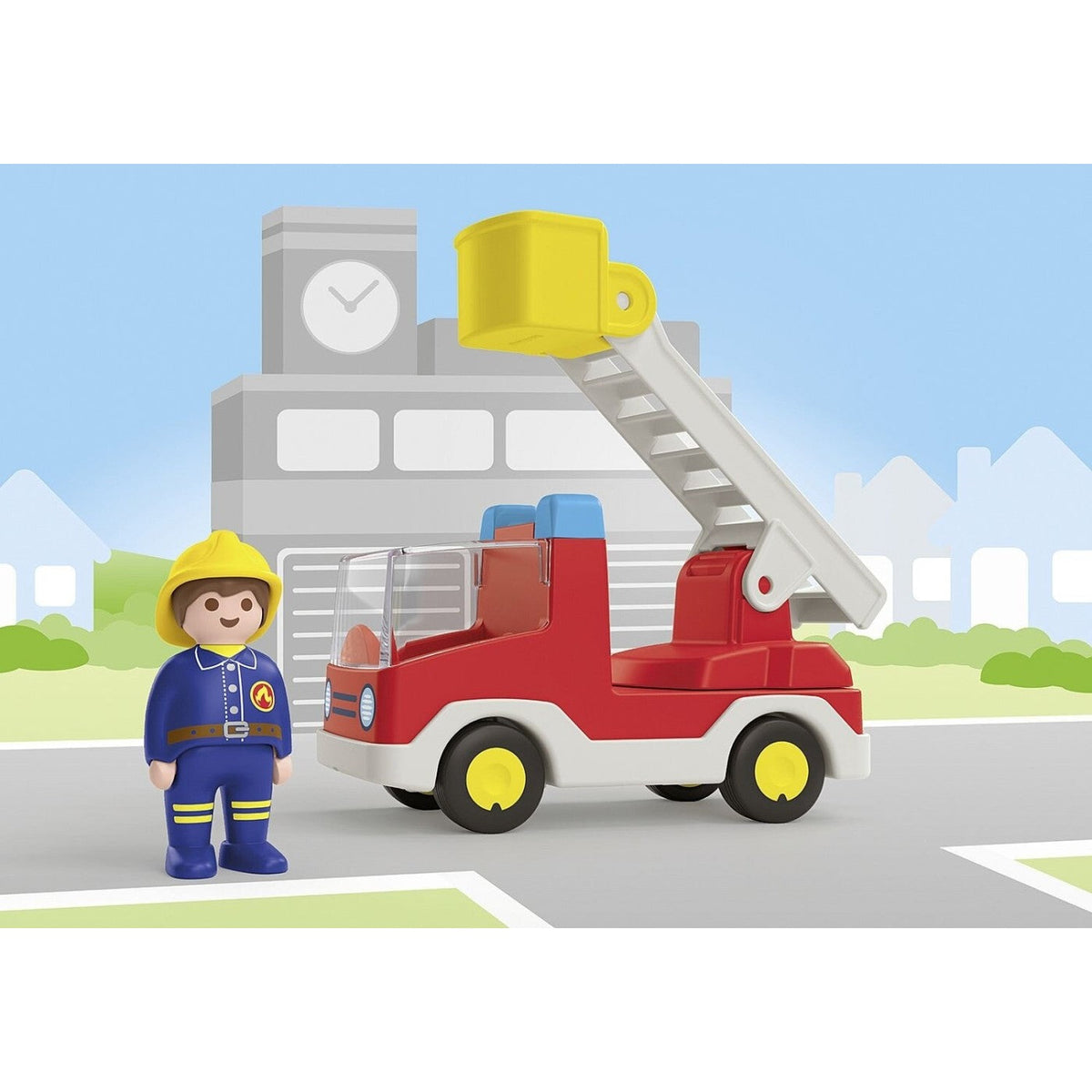 Playmobil Junior Ladder Unit Fire Truck 71683