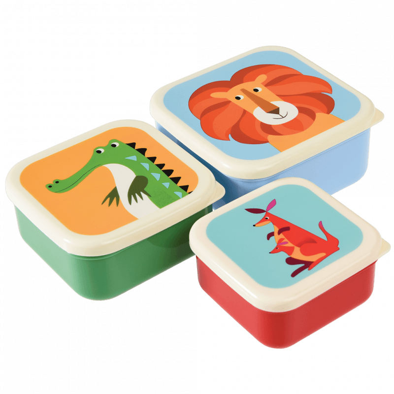 Rex London - Snack Boxes - Colour Creatures (Set of 3)
