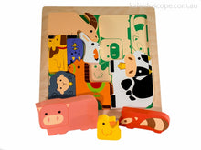 Kiddie Connect- Farm Animal Chunky Puzzle