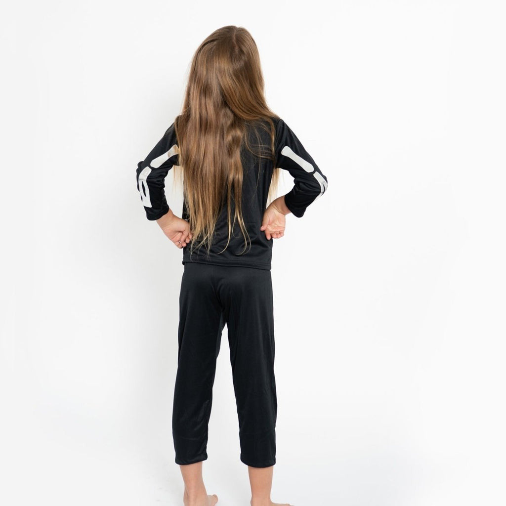 Little Heroes - Halloween Skeleton Costume - Metallic Silver