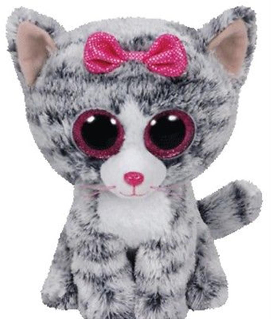 TY Beanie Boos Regular - Kiki Grey Cat