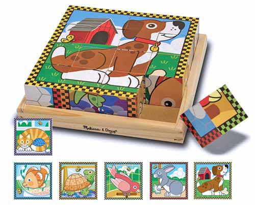 Melissa & Doug - Pets Cube Puzzle