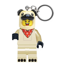 LEGO Iconic - Pug LED Keychain Light — Minifigure Key Light Torch