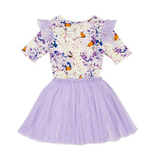 Rock Your Baby - Lilac Florals Short Sleeve Circus Dress (size 8-12)