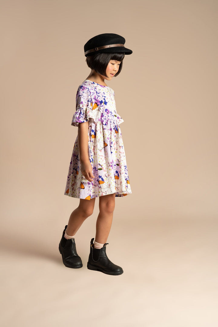 Rock Your Baby - Lilac Florals Dress (size 8-12)