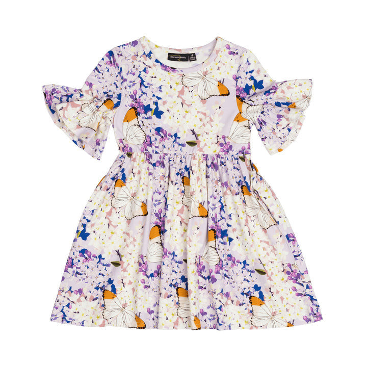 Rock Your Baby - Lilac Florals Dress (size 8-12)
