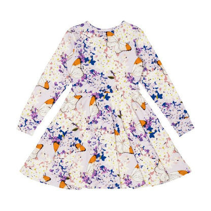 Rock Your Baby - Lilac Florals Waisted Dress