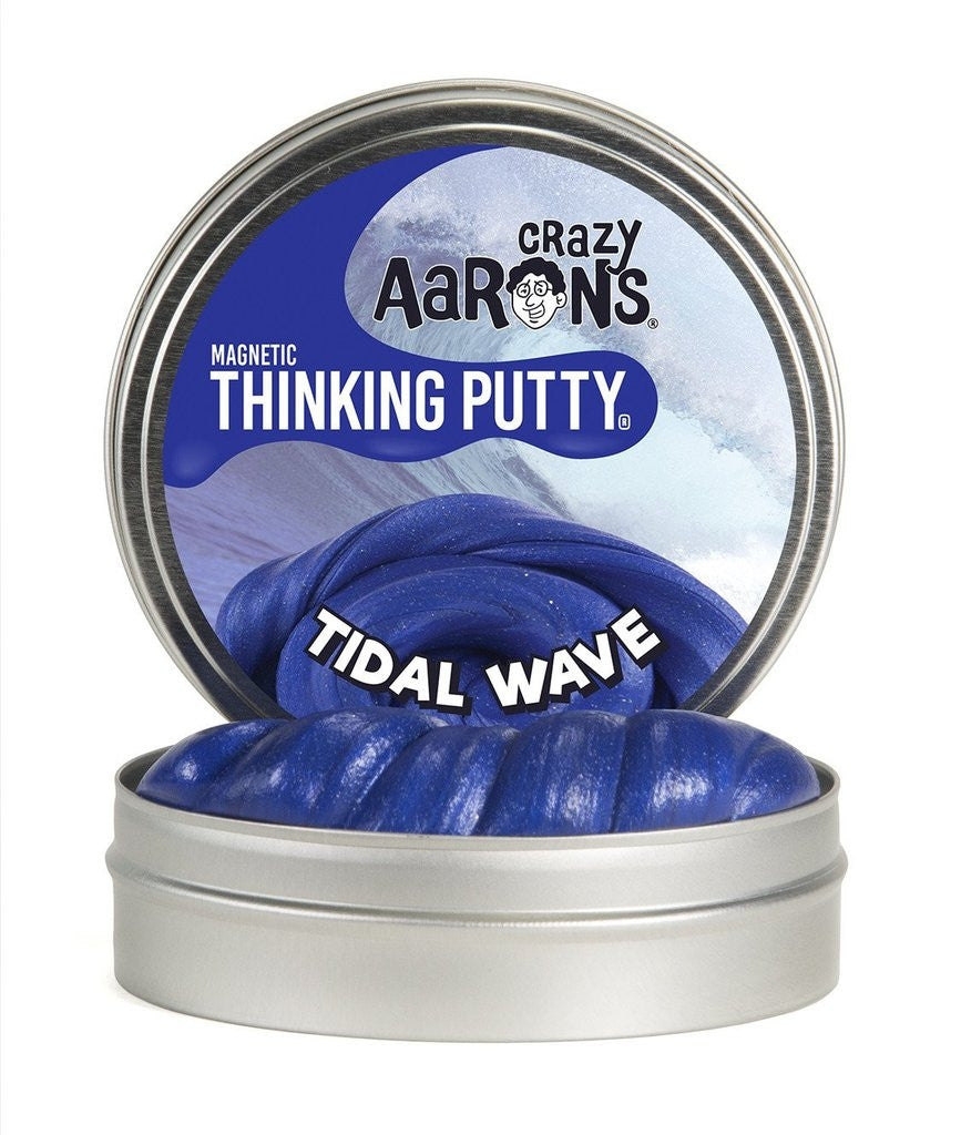 Crazy Aaron's MAGNETIC Thinking Putty - Tidal Wave 4" Tin
