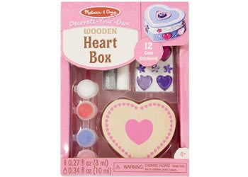 Melissa & Doug - Created by Me! Wooden Heart Box