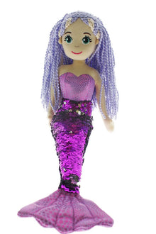 Cotton Candy - 45cm CINDY Purple Flip Sequined Tail Mermaid