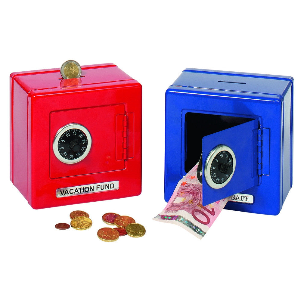 GOKI - Metal Safe with Combination Lock Red