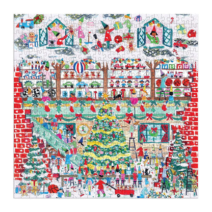 Galison 500pc - Michael Storrings Toy Workshop Foil Puzzle