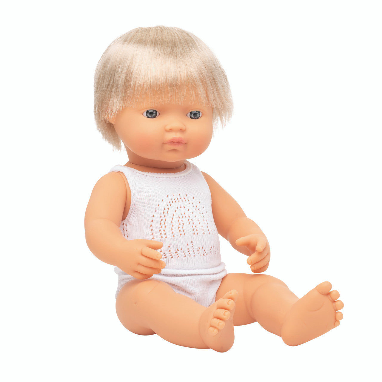 Miniland Doll  38cm - Caucasian Boy Baby Doll