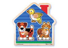 Melissa & Doug - House Pets Knob Puzzle
