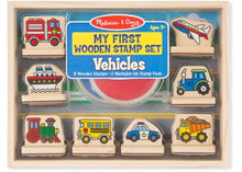 Melissa & Doug - My First Wooden Stamp Set – Vehicles