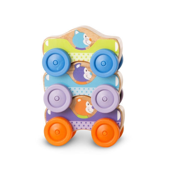 Melissa & Doug- First Play - Animal Stacking Cars