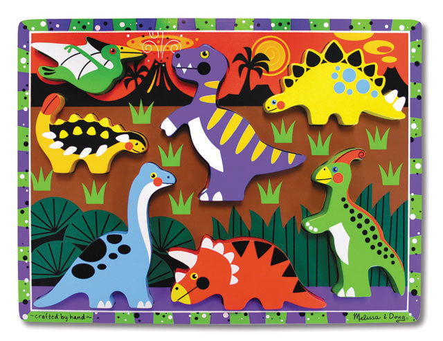Melissa & Doug - Dinosaur Chunky Puzzle