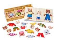 Melissa & Doug- Wooden Bear Family Dress Up